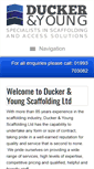 Mobile Screenshot of duckeryoung.co.uk